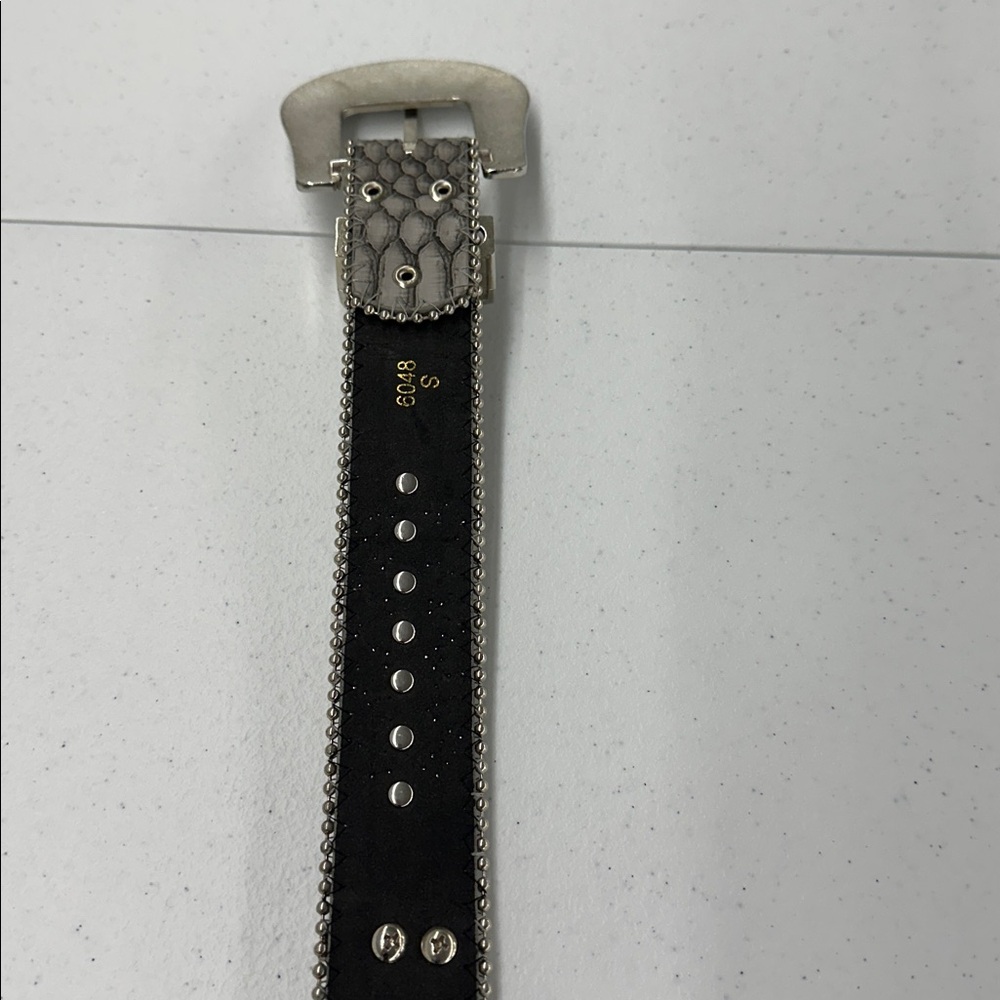 Silver Rhinestone Buckle Belt - Picture 5 of 9